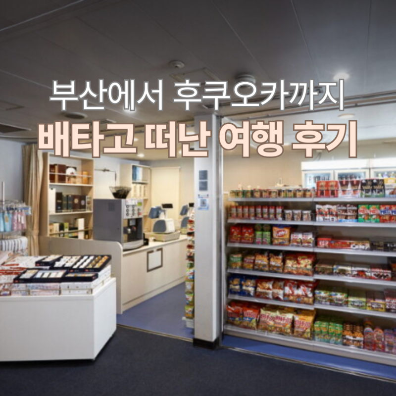 부산 후쿠오카 배편 소요 시간 크루즈 이코노미 예약 후기 | 할인코드 최저가 정보