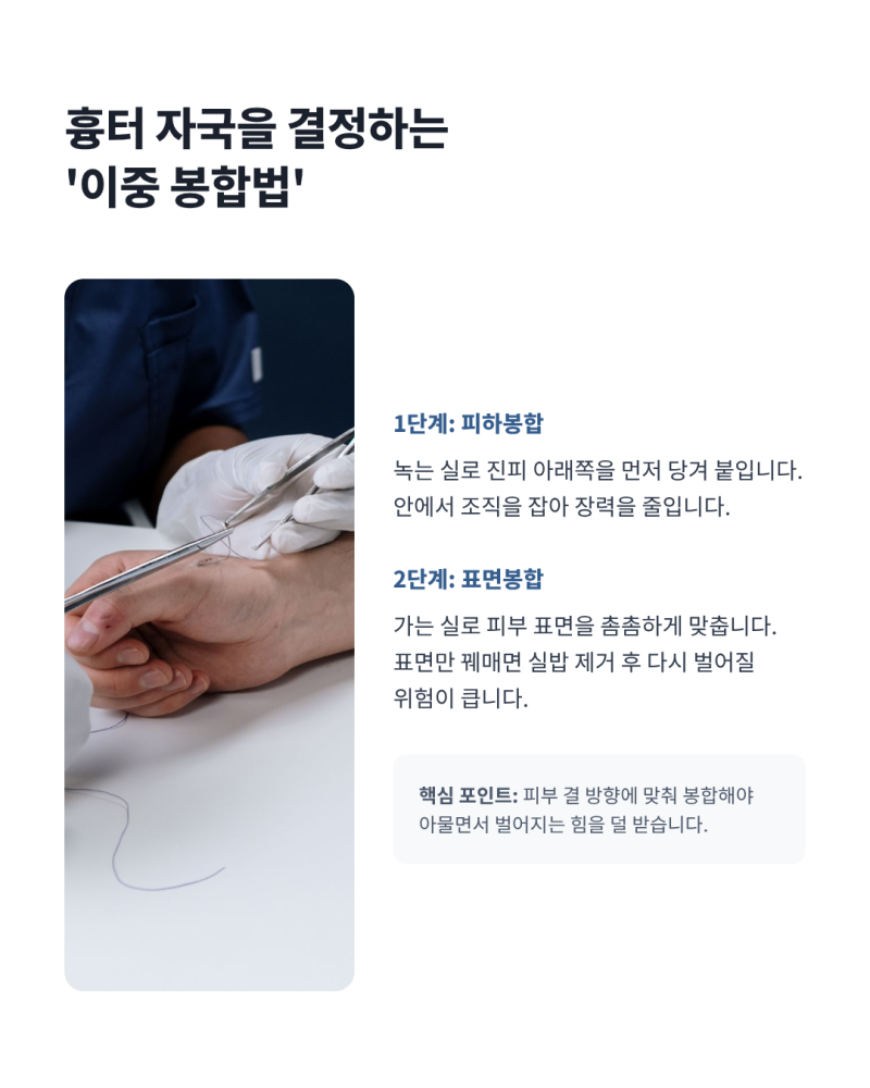 울산 상처봉합 수술 병원 흉터예방 '이것'에 주의하세요.