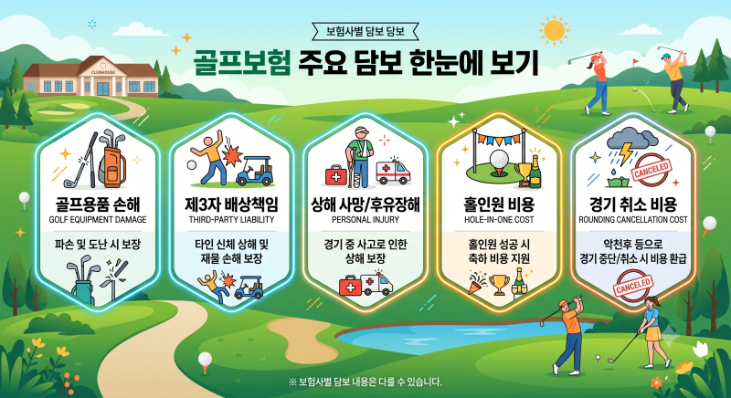 골프보험, 홀인원 보장만 보면 놓치는 것, 연간 1회와 최초 1회의 차이