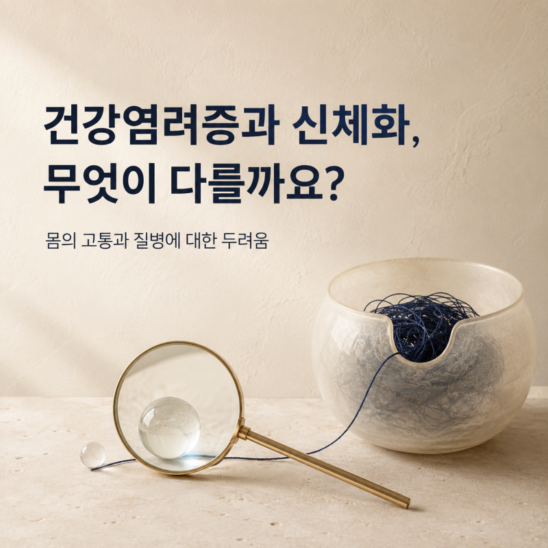 건강염려증과 신체화, 무엇이 다를까요?