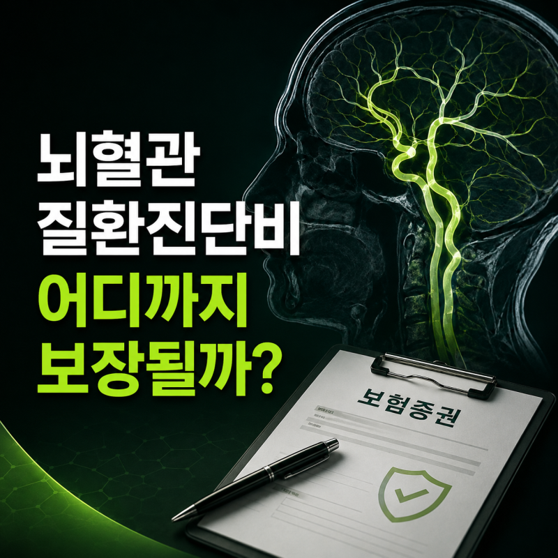 뇌혈관질환진단비란? 뇌동맥류도 보장될까, 보장범위부터 가입 전 확인사항까지