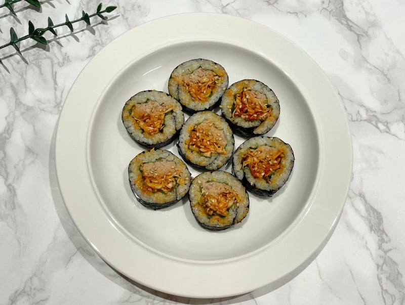 양배추김밥 만들기｜매콤하게 맛있는 양배추 참치김밥 레시피