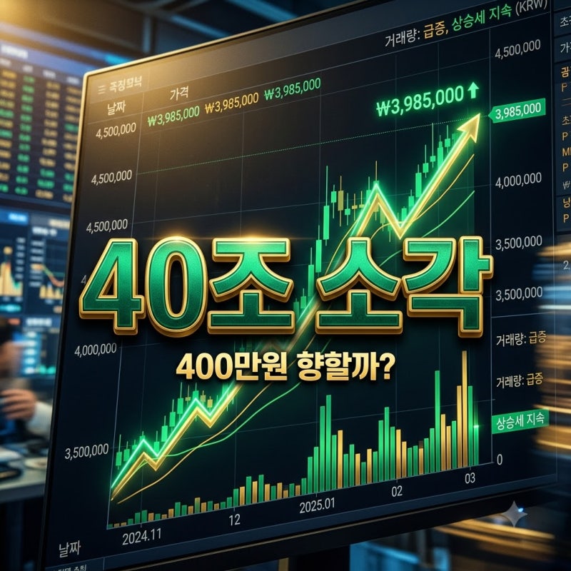 지금 팔면 후회한다?.. SK하이닉스, 40조 소각 후 400만원 넘어설까?