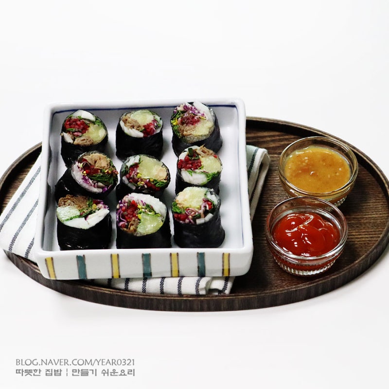 물없이싸먹는월남쌈 김밥, 얇고부드러운라이스페이퍼