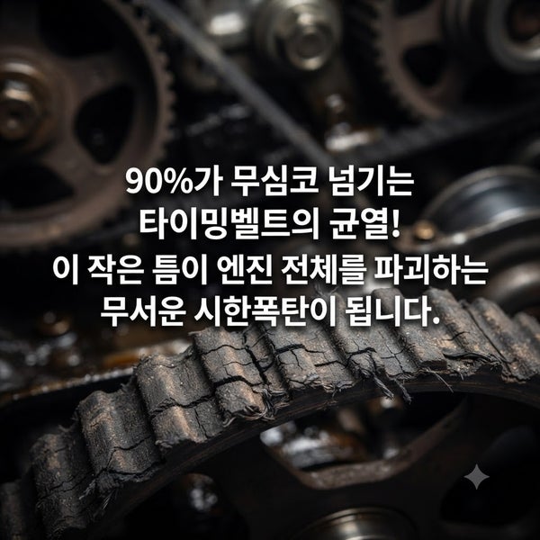 자동차 타이밍벨트 교체 비용, 500만 원 아끼는 비법 총정리