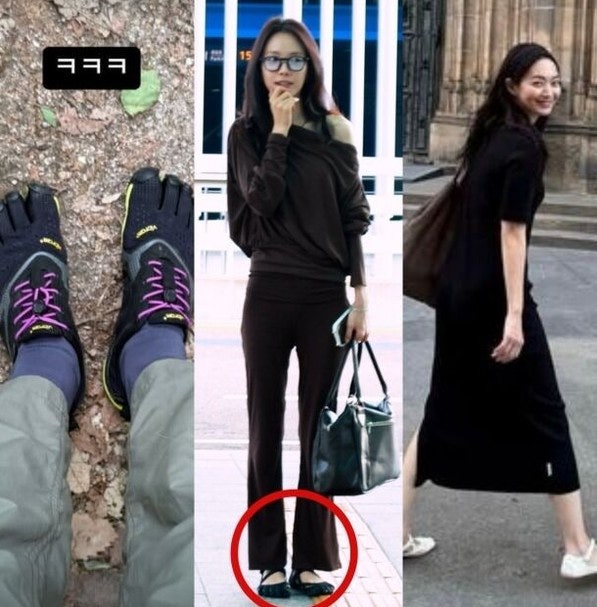 손나은 발가락 신발, 이효리·신민아 이어 3번째 등장…기능성 신발이 셀럽 패션으로 둔갑한 ....