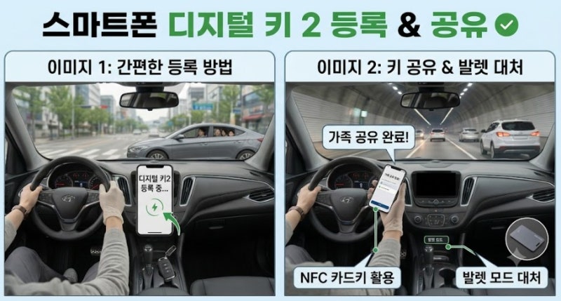 실물무거운 차키는 이제 안녕! 스마트폰 등록방법