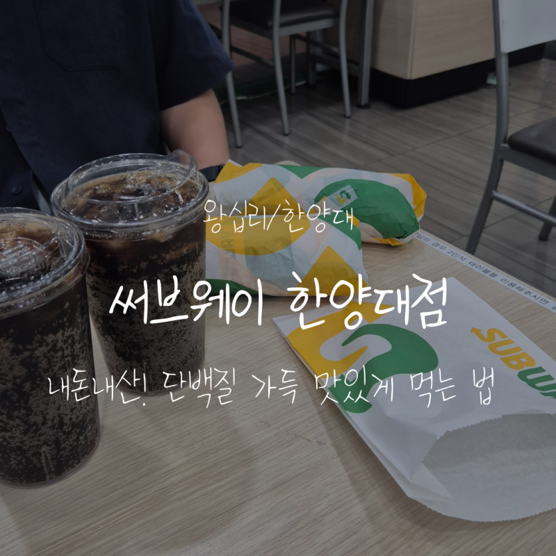 왕십리 한양대 맛집 써브웨이 풀드포크 바비큐 세트 내돈내산 솔직후기! 꿀조합 소스 추천 & ....