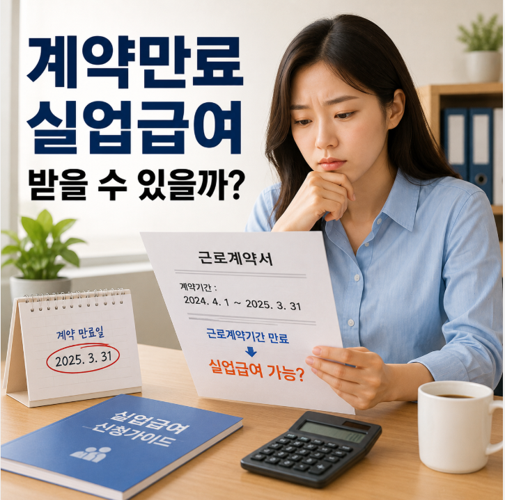 계약만료 실업급여 받을 수 있을까? 재계약 거절·180일 조건 총정리