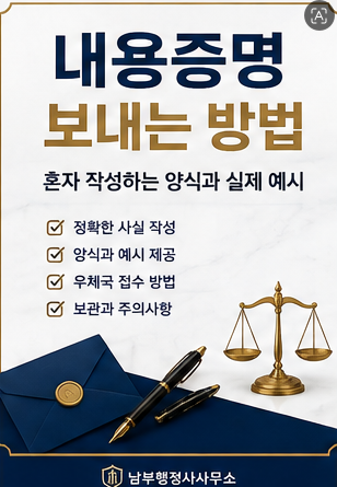 내용증명 보내는 방법 직접 쓸 때 참고할 양식과 예시