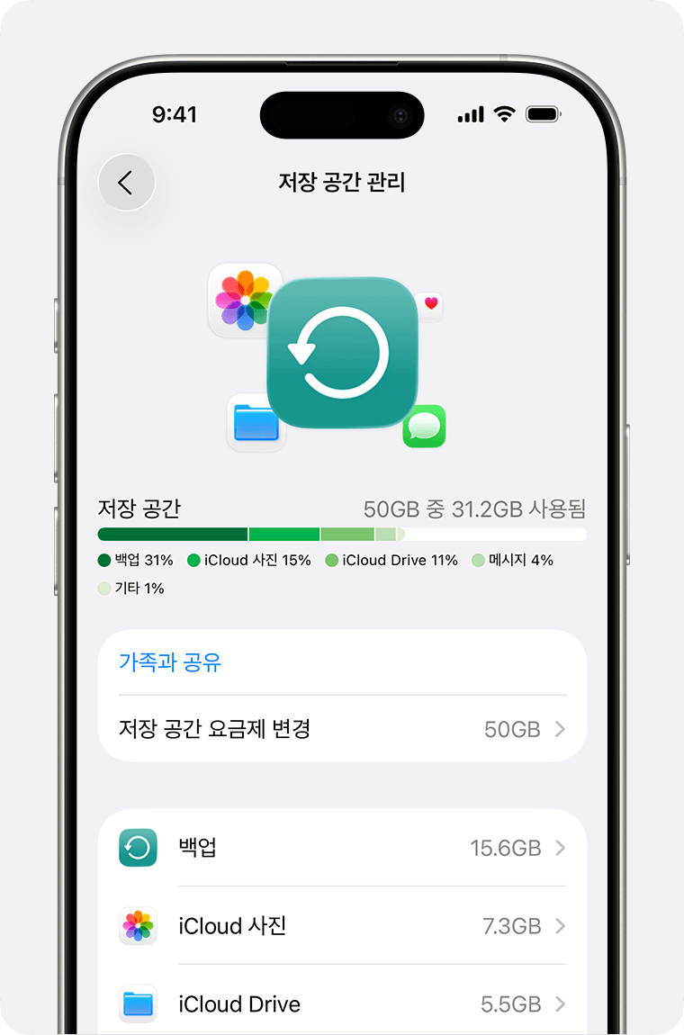 아이폰 사진 아이클라우드(icloud) 용량 정리 방법
