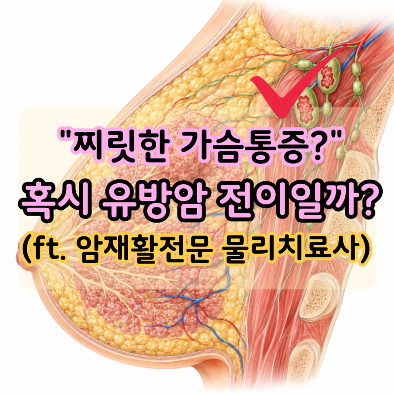 "찌릿한 가슴통증" 혹시 유방암 전이일까? (ft.암재활전문 물리치료사)