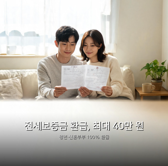 전세보증보험 보증료 지원금 신청 자격 및 환급 방법 완벽 정리