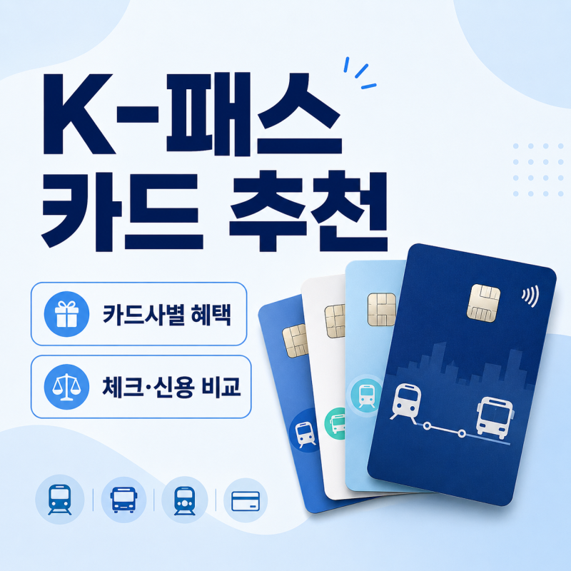 K패스 카드 추천｜카드사별 혜택 비교하고 신한 체크카드 고른 이유