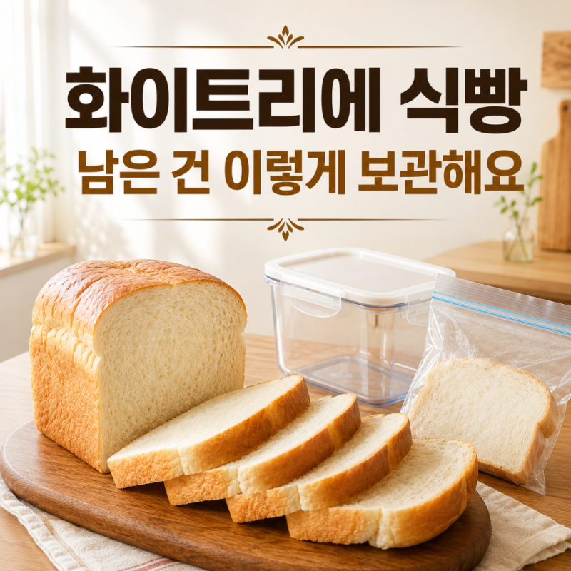 화이트리에 식빵 보관 다들 모르는 방법이 따로 있을까요? 알면 놀라실걸요!