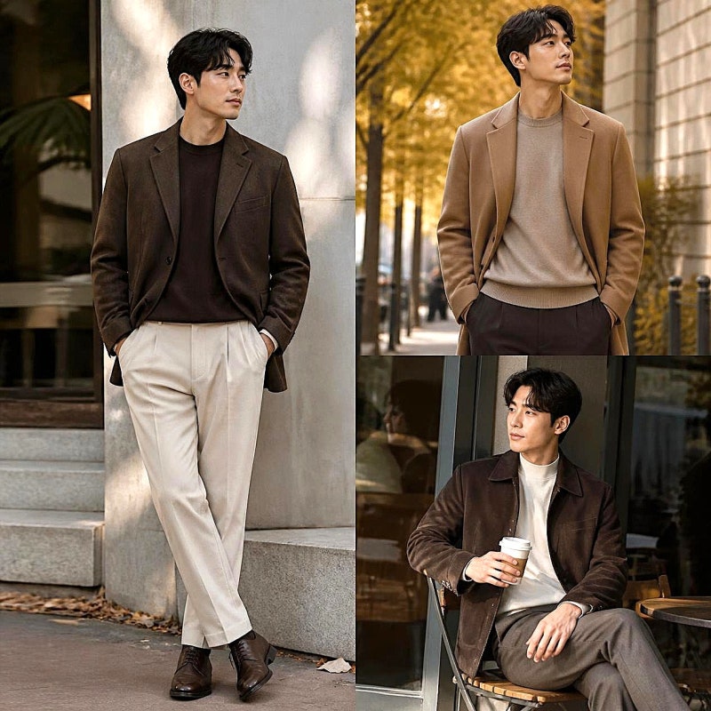 요즘 가을, 이 색들로 실패 없이 코디하는 법 — 베이지·브라운·버건디·네이비