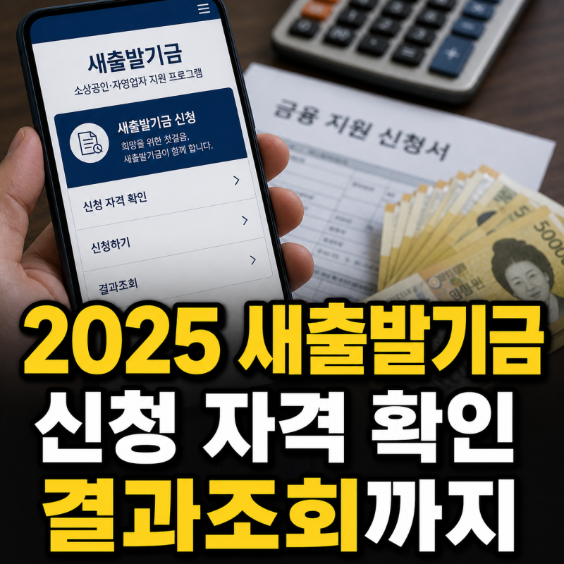 2025 새출발기금 홈페이지 바로가기 신청 자격과 결과확인