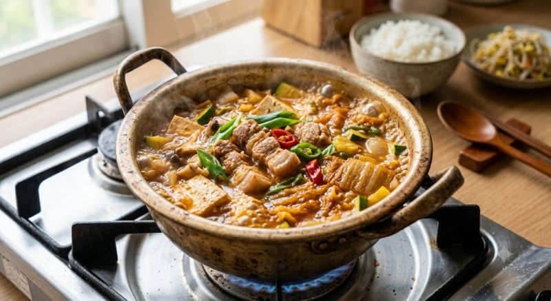 돼지고기 김치찌개 맛있게 끓이는법 (육수 필요 없는 비법)
