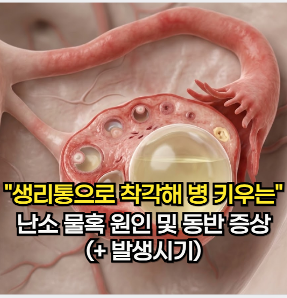 난소 물혹 증상, "생리통으로 착각해 병 키우는" 난소 물혹 원인 및 발생시기