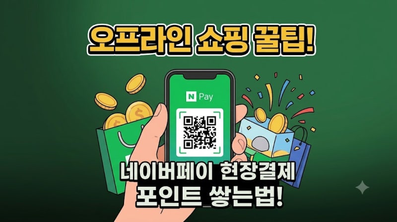 네이버페이 현장결제 혜택 받는법(+포인트 적립 꿀팁)