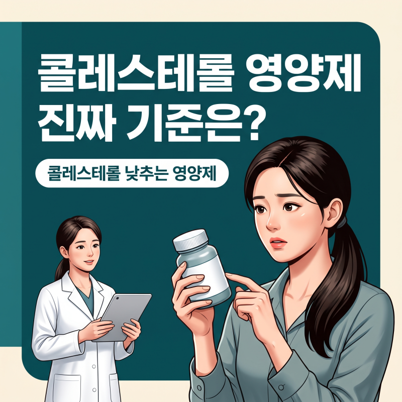 콜레스테롤낮추는영양제, 검진 수치 보고 덜컥했다면 꼭 확인할 3가지