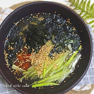 도토리묵사발 묵사발 레시피 동치미냉면육수로 묵사발 만들기 차가운 도토리묵 데치는 방법