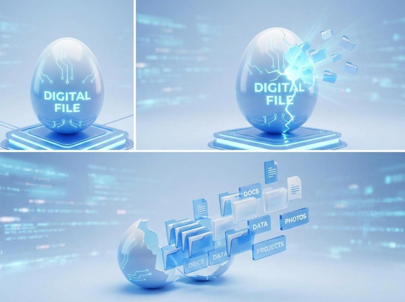 급하게 받은 EGG 파일 안 열릴 때! 핸드폰(갤럭시/아이폰) 10초 해결법