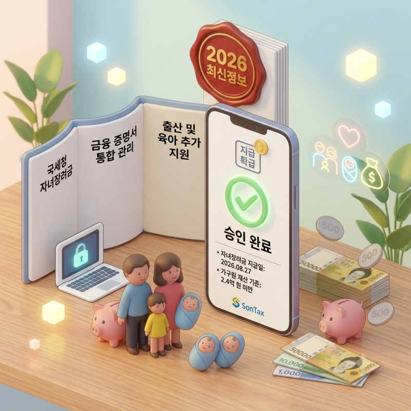 2026 정부지원금 신청 전 필수 체크! 내 소득과 재산 기준 합산액 쉽게 조회하는 법