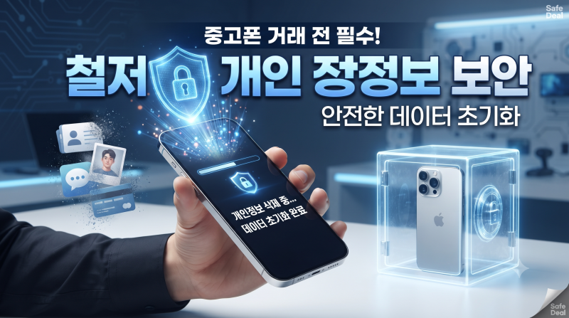 안 쓰는 스마트폰·태블릿 중고 판매 전 초기화 완벽 가이드!!