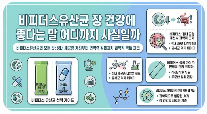 비피더스유산균 장 건강에 좋다는 말 어디까지 사실일까