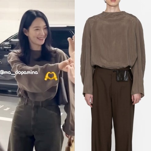 “공효진 옷 따라했나?” 신민아가 입은 의외의 블라우스 브랜드
