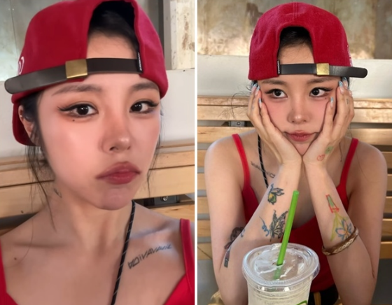 마마무 휘인, 빈티지 수영복보다 시선 강탈한 '이것'? 파격 근황 타투 총정리