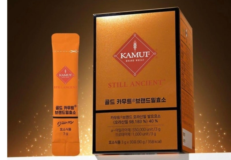 그레인온 골드 카무트 브랜드밀 효소, 90g, 2개