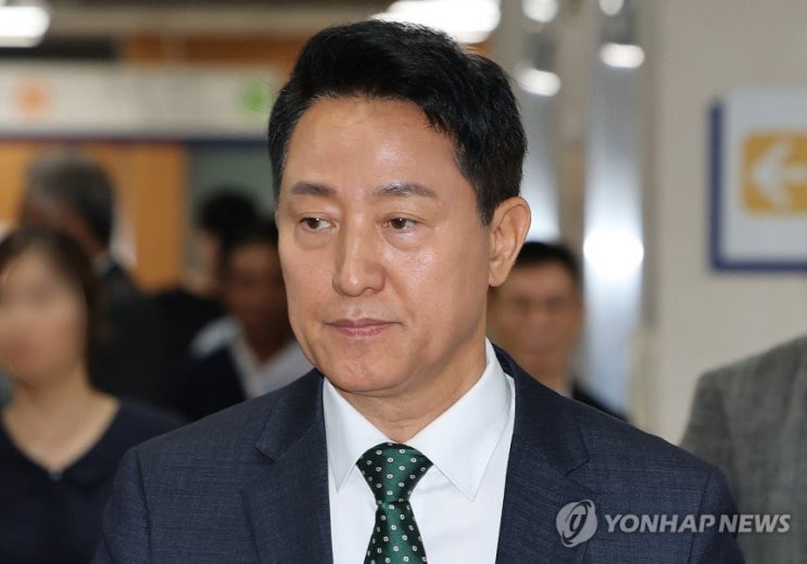 '1심 시장직 상실형' <b>오세훈</b> 측, 2심서 "<b>명태균</b>에 의뢰 안 해"