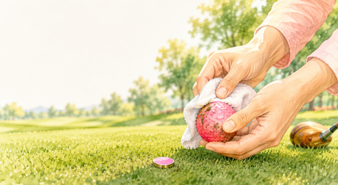 ⛳ 파크골프 공에 흙이 묻으면 닦아도 될까? 공 닦기 규칙 정리