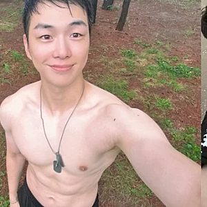 섹시가이 강다니엘, 오늘 공개한 바다 근황…군복 입을 때랑 딴판이네