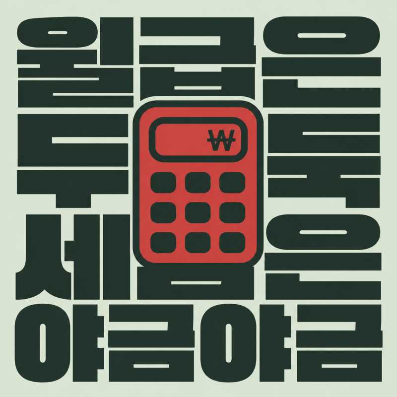 내 연봉 실수령액은 얼마일까? 세후 연봉, 월급 자동 계산기