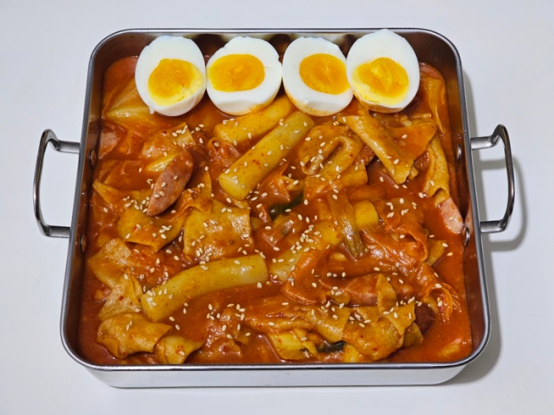 떡볶이 레시피 밀떡볶이 양념 떡볶이 재료 안매운 떡볶이 만드는법♪