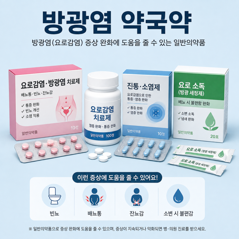 방광염 약국약 먹어도 안 낫는 이유와 올바른 활용법