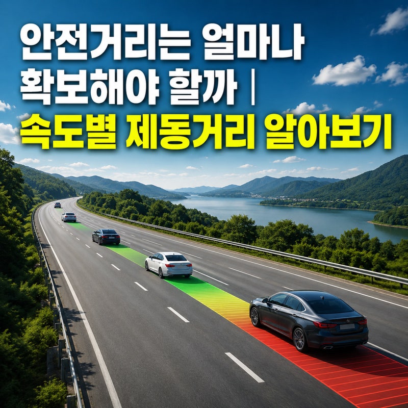 ↔️ 안전거리는 얼마나 확보해야 할까｜속도별 제동거리 알아보기