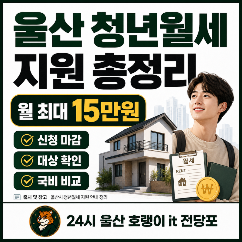 울산 청년 주거비 지원 신청 끝났다면 지급은 언제