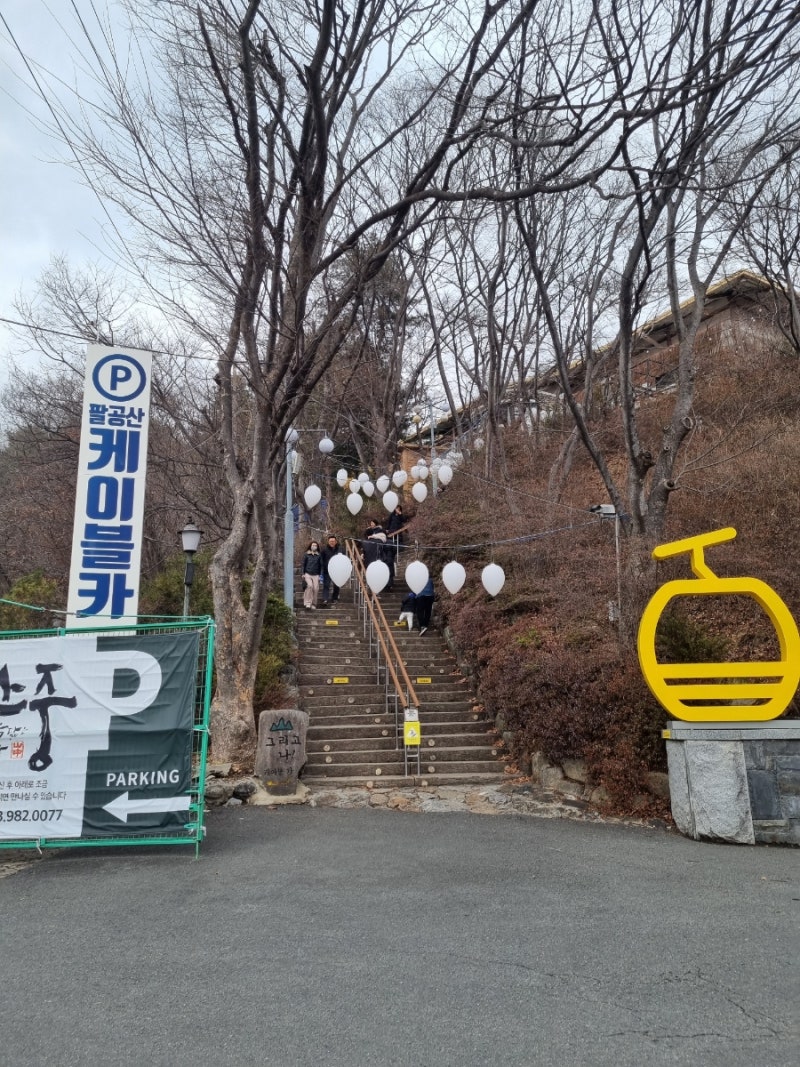 대구 팔공산 케이블카 정상 겨울 방문 후기
