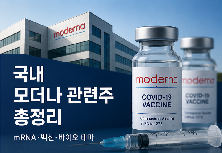 국내 모더나 관련주 총정리｜삼성바이오로직스·에스티팜·녹십자·파미셀