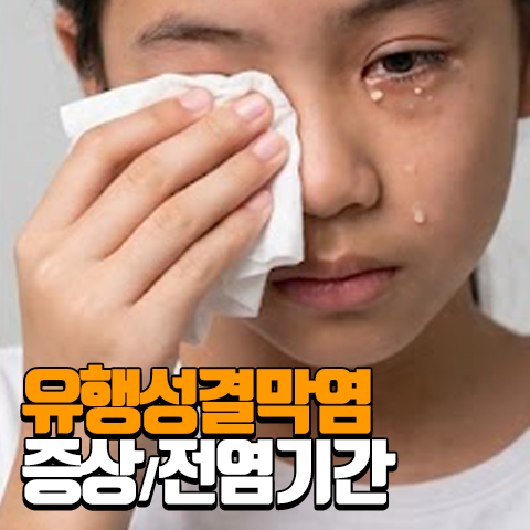 유행성 결막염 증상부터 전염 기간, 출근·등교 가능 시기