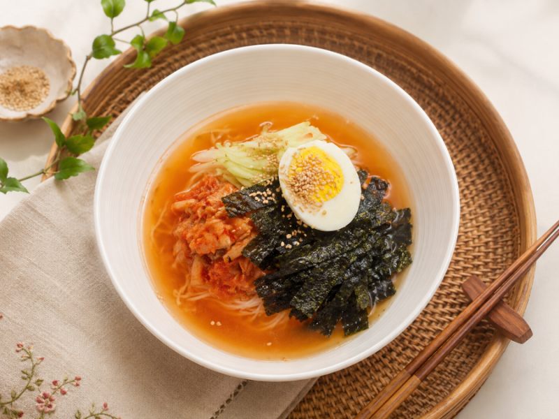 김치말이국수 레시피 시원한 냉국수 육수 만들기 여름별미