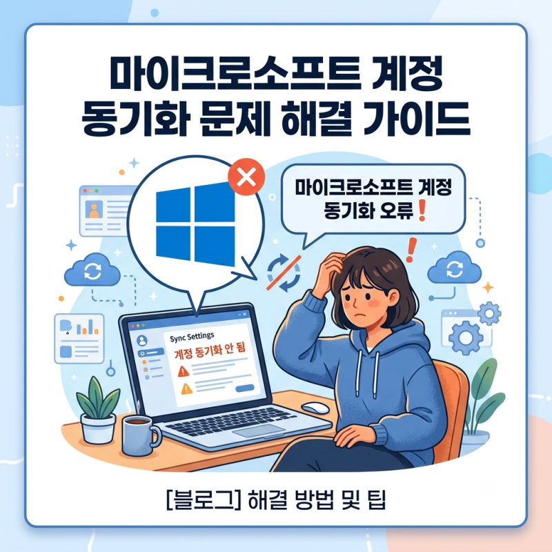 Microsoft 계정 동기화 안됨 원인과 해결 방법