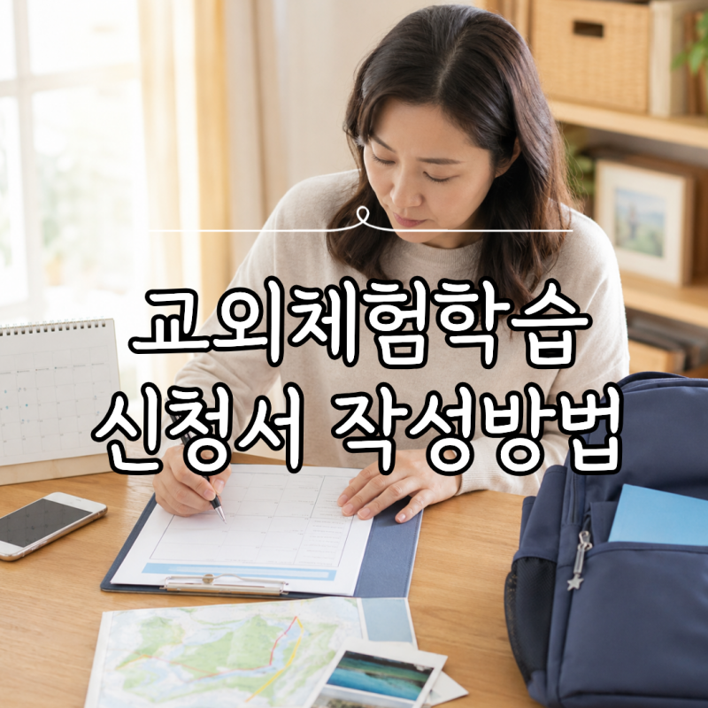 초등학교 교외체험학습 신청서 언제 제출? 작성방법 예시 총정리