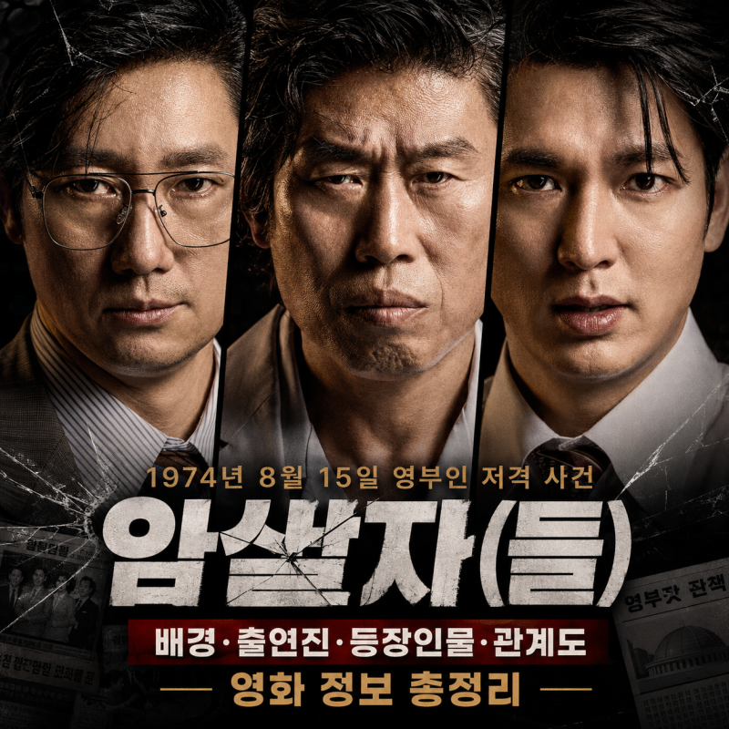 영화 암살자(들) 배경 출연진 등장인물 인물관계도 시청포인트