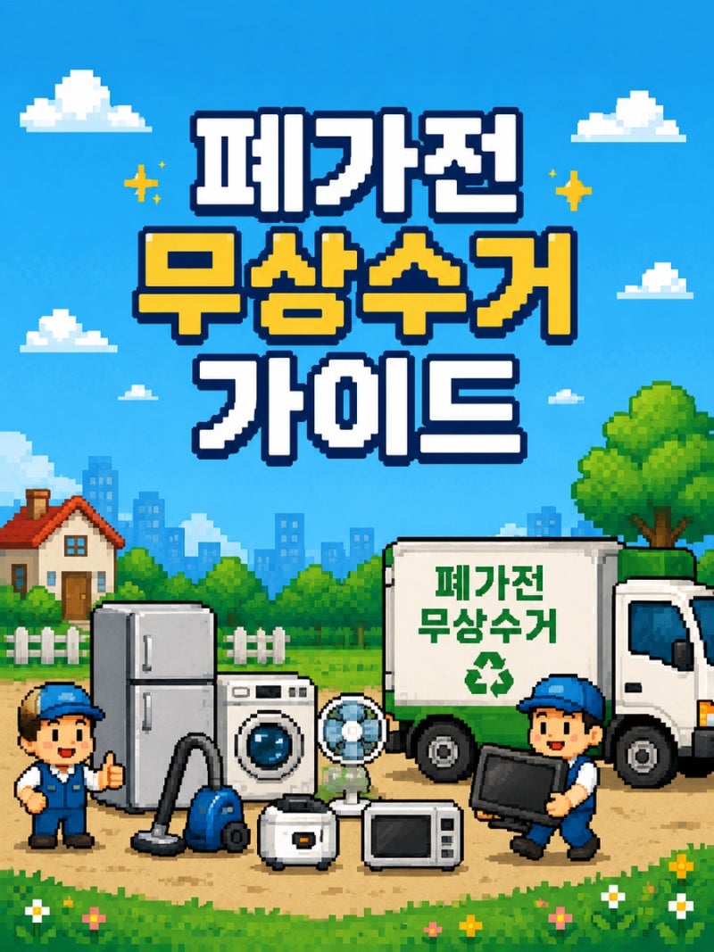 소형 폐가전 어떻게 버릴까? 스티커부터 사지 마세요! 폐가전 무상수거 방법 총정리