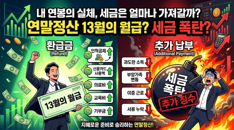 직장인이 꼭 알아야 할 연말정산 공제 항목 총정리
